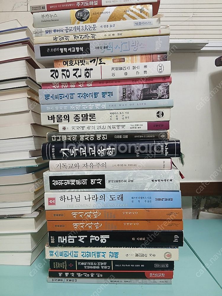 기독교 신학 서적 50%에 정리합니다--4