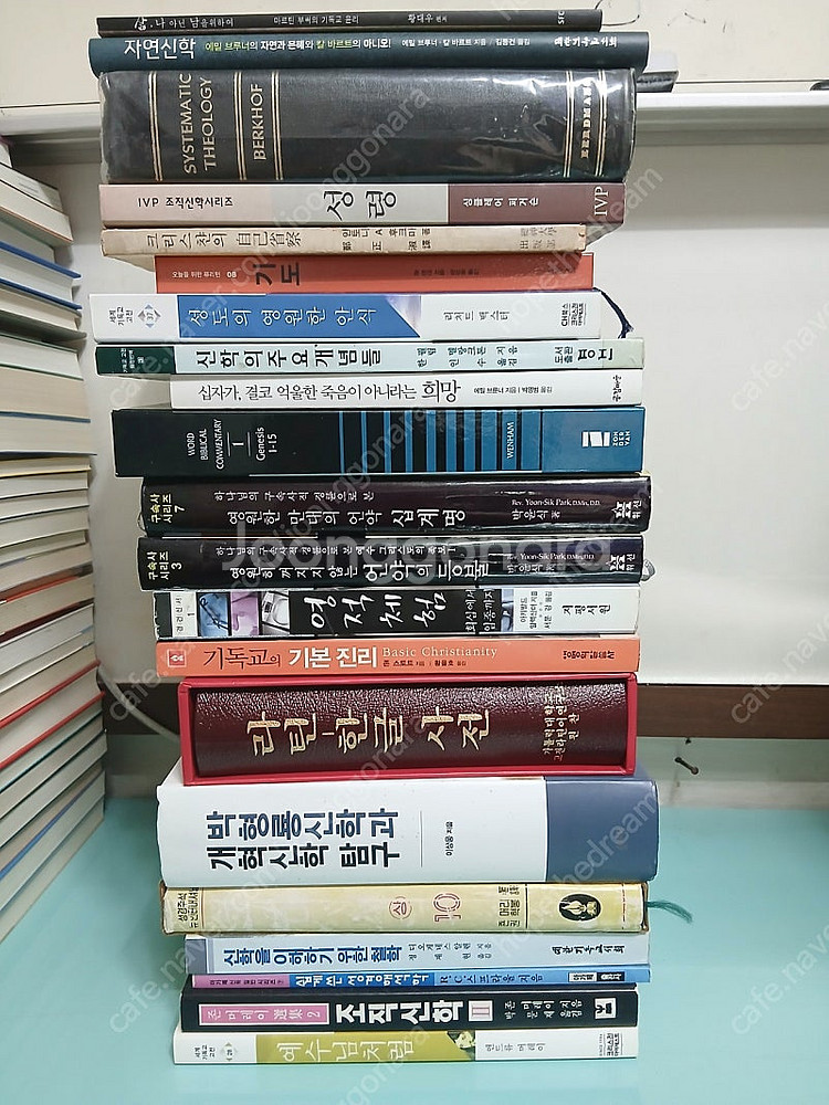 기독교 신학 서적 50%에 정리합니다--6