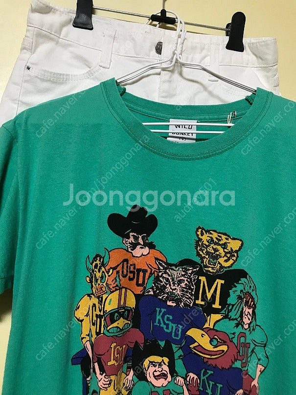와일드동키 그린 반팔 티셔츠--0