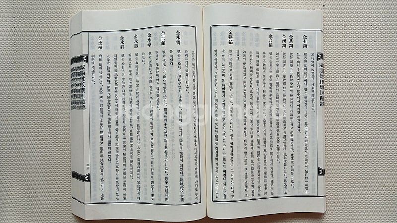 함양성씨별세적록 도서 서적 고서--3