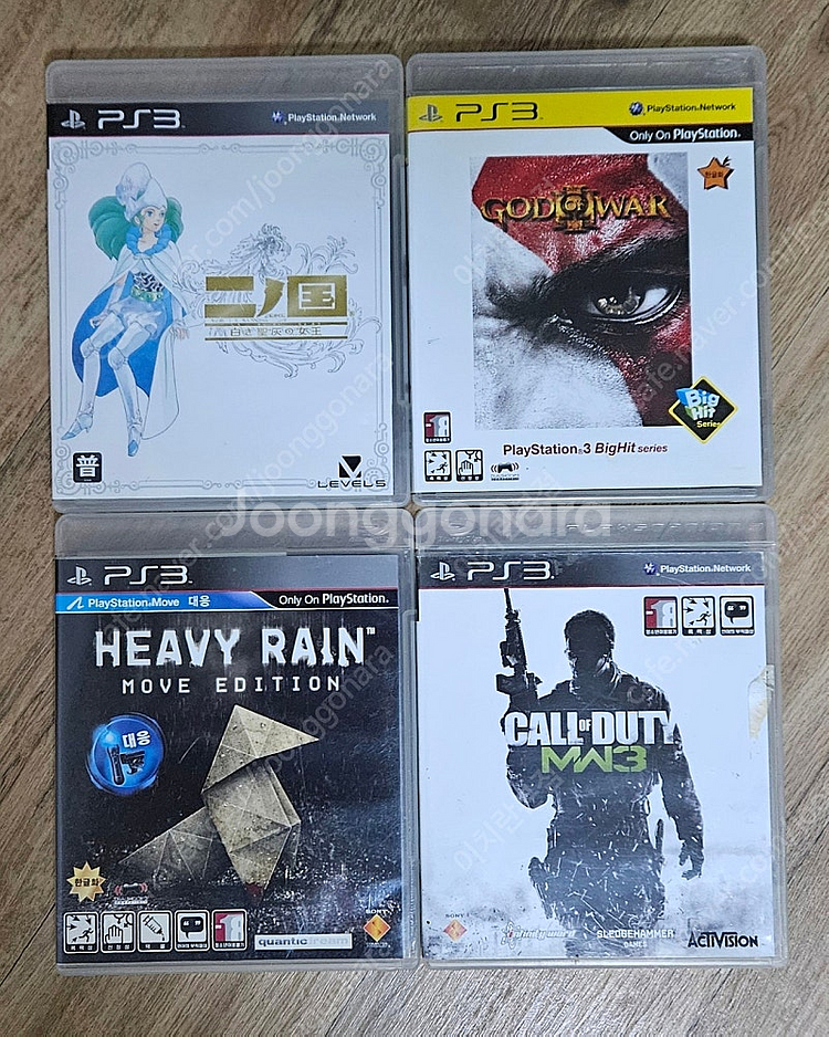 ps3 플스3 니노쿠니, 갓오브워3, 헤비레인, 콜오브--0