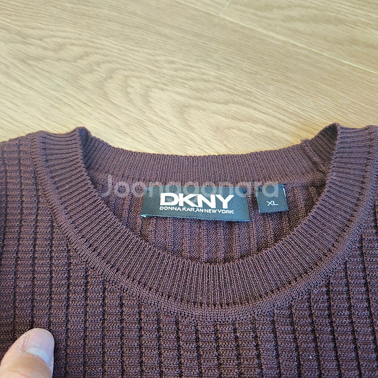 DKNY / 울소재 와플니트 / XL(105)--4