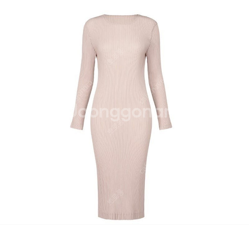 이세이미야케 해칭 원피스--0