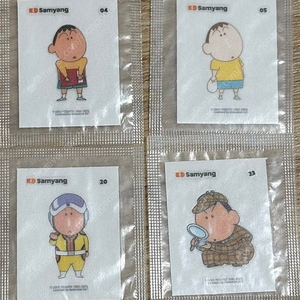 삼양맹구짱구 띠부씰 일괄