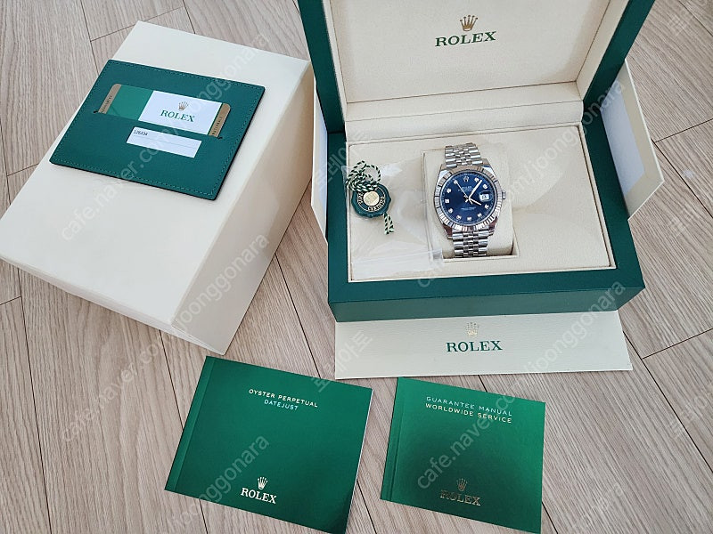 로렉스 데이저스트 41 청판 텐포 10p 다이아 126334 판매 이미지