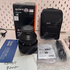 소니 정품 / 85GM/ 85mm F1.4 / SEL85F14GM/ 팔오금 /2024년 제조제품(가격인하)