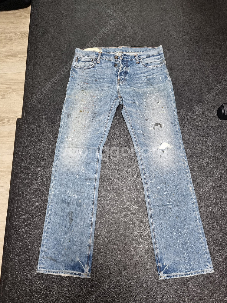 아베크롬비 페인트 워싱진 청바지 32 X 32--0