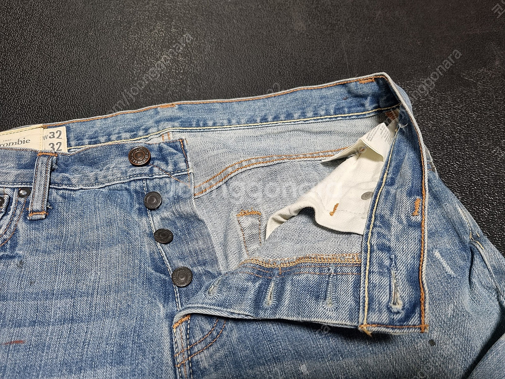 아베크롬비 페인트 워싱진 청바지 32 X 32--6