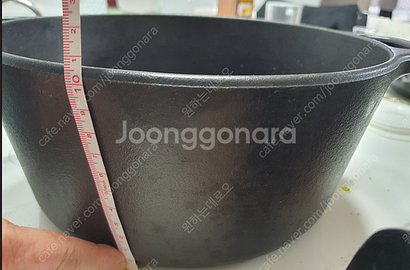 롯지 1896 주물 냄비와 뚜겅 made in usa--5