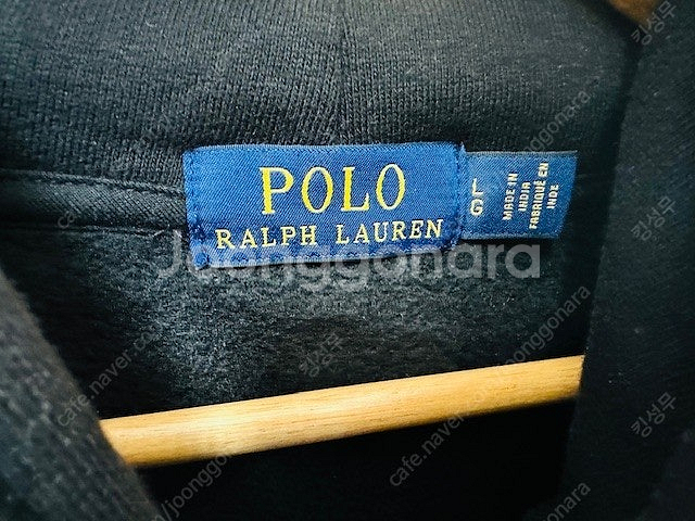 폴로 후드티 블랙 L--2