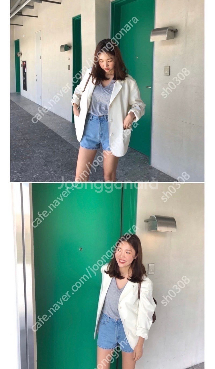 코드유 타낫 데님쇼츠 반바지 L 새상품--0