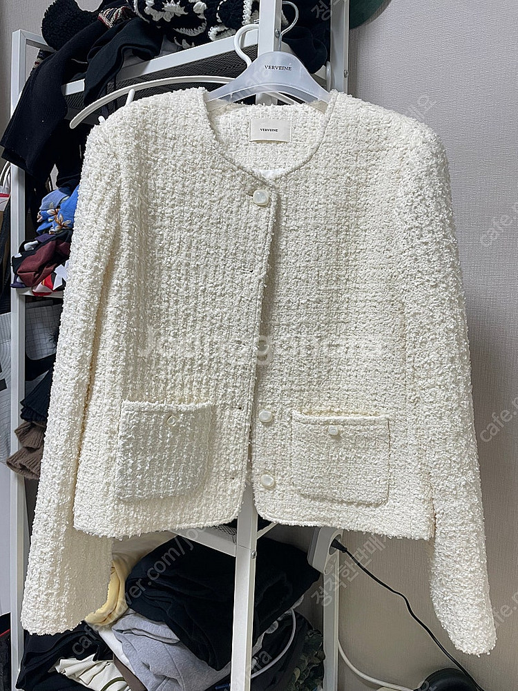 (새상품/정가20) 버베인 리엘 부클 울 트위드 자켓 베르가못 런던플랏 프리티영띵 바스켓 미엘 슬로우비 드온도--2