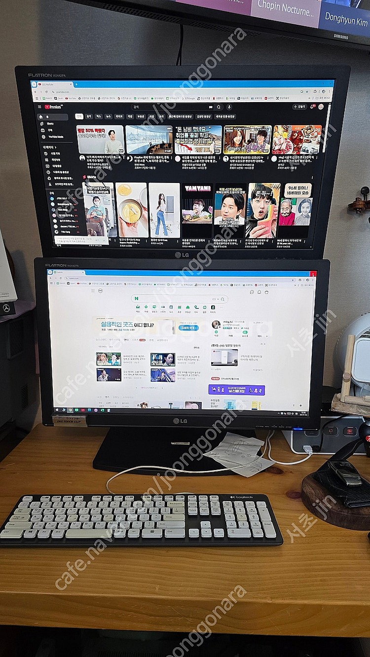 [판매중] 삼성 데스크탑 컴퓨터 i5 엘지24인치 듀얼...--0