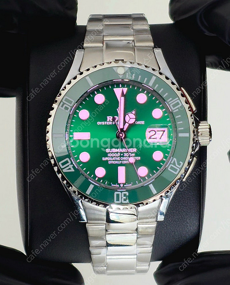 갤럭시워치4 클래식 42mm RLX 섭마 헐크 커스텀 ...--0