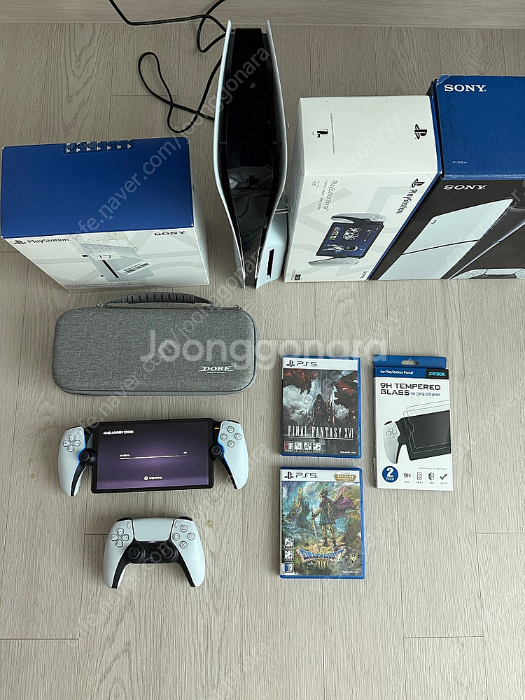 플스5슬립 + 플스포탈 팝니다. (파이널판타지 16 , 드래곤 퀘스트 3 포함)--6