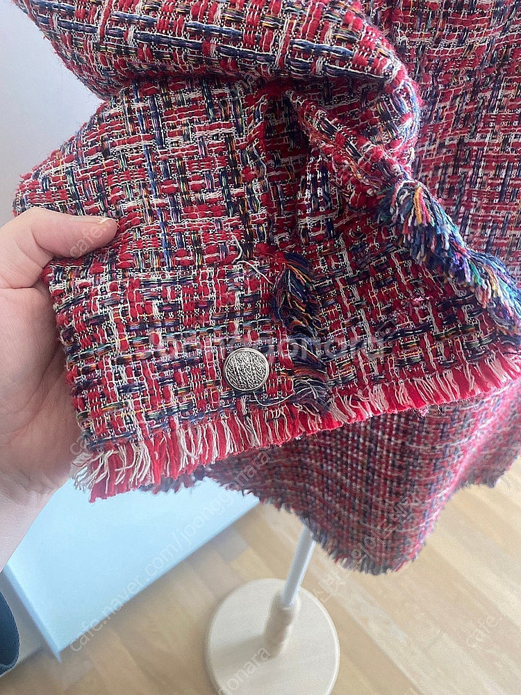 루즈핏 트위드 자켓--3