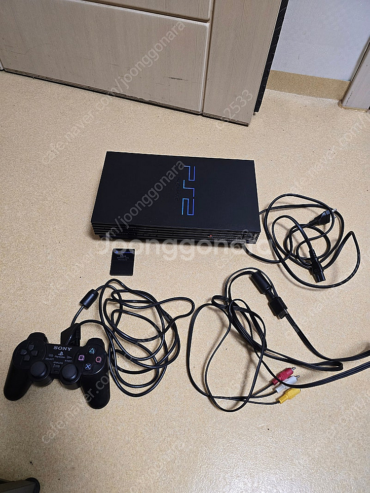 ps2 본체 메모리 패드2개--0