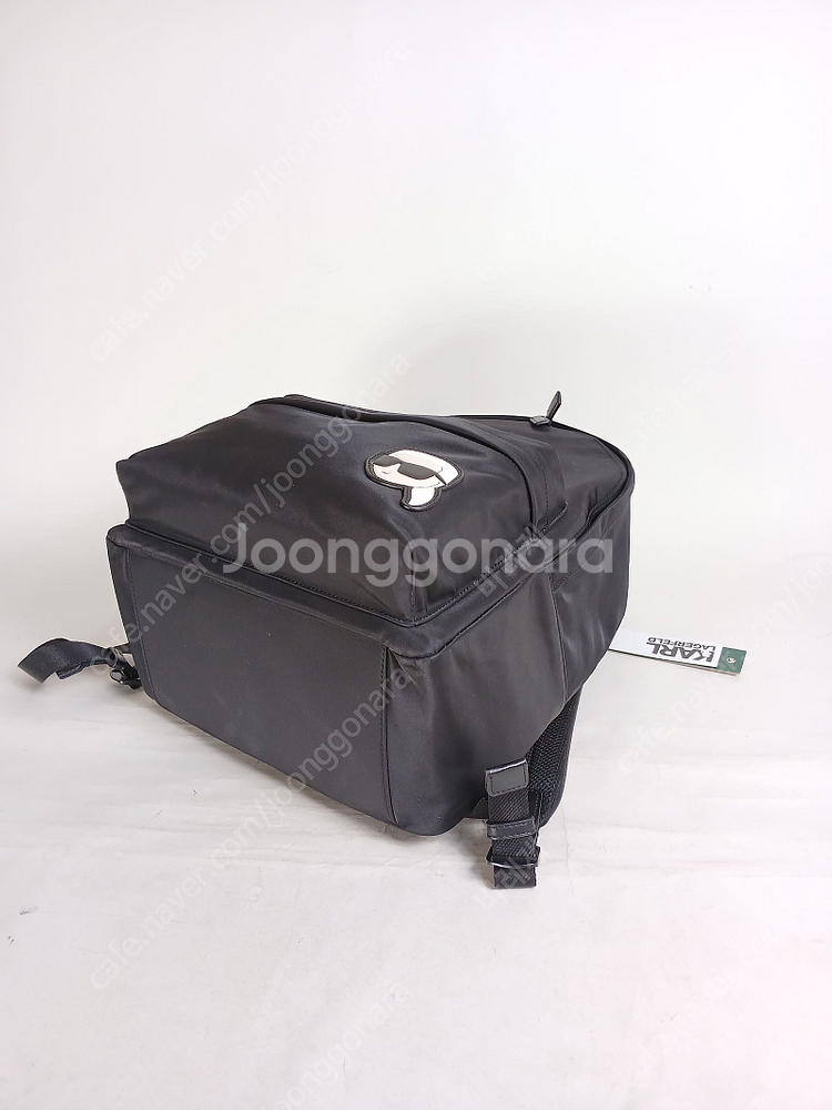 칼 라거펠트 아이코닉 검정 나일론 남성 백팩 정품 칼 라거펠트--5