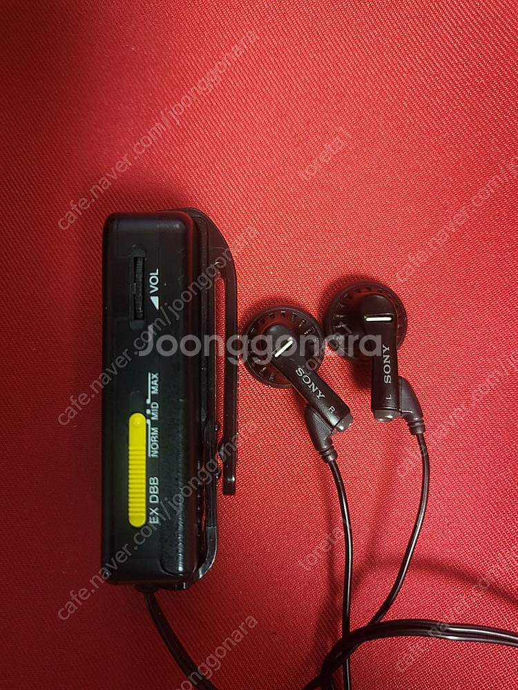 소니워크맨 WM-F507무선리시버 풀세트 FM라디오가능--3