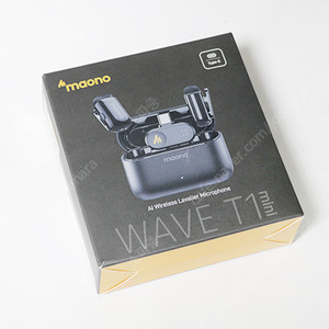 마오노 Wave T1 Mini 듀얼 무선핀마이크 미개봉 판매.