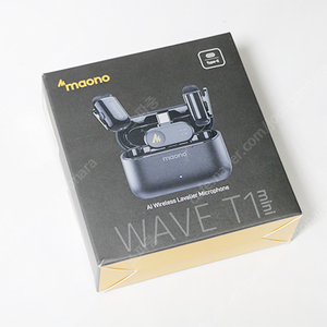 마오노 Wave T1 Mini 듀얼 무선핀마이크 미개봉 판매.