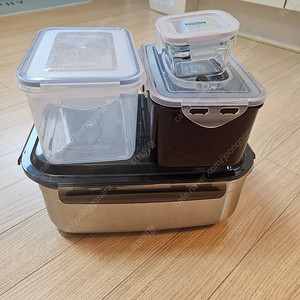 스텐 김치통 7L 반찬통 일괄