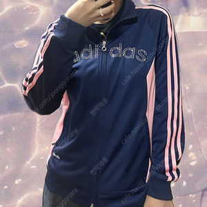 아디다스 큐빅 져지 남핑 네이비 핑크 대장 y2k