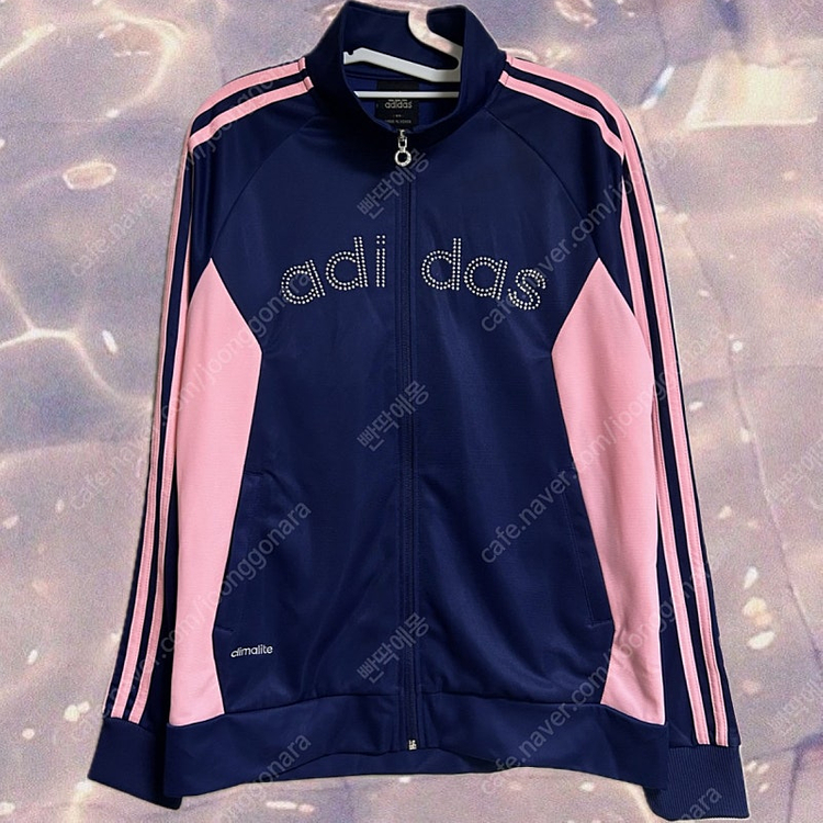 아디다스 큐빅 져지 남핑 네이비 핑크 대장 y2k--2