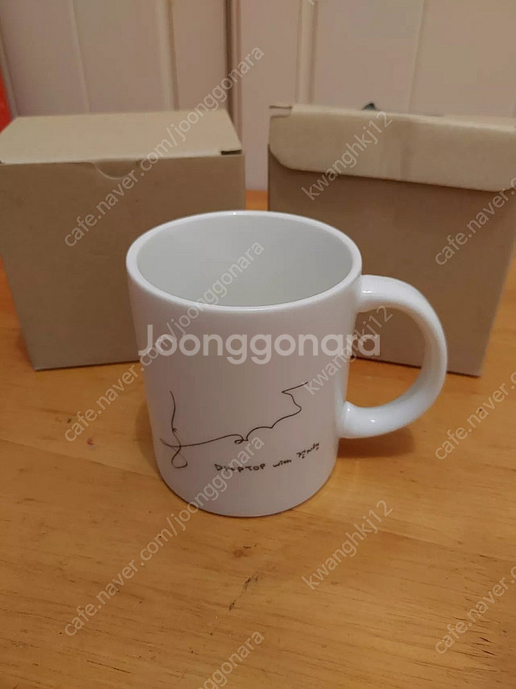 드롭탑 전지현 사인 머그컵--1