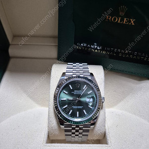 롤렉스 데이저스트 41 민트 그린 다이얼 애프터 플루