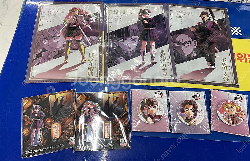 귀멸의 칼날 무한성 귀칼 특전 포카 스탠드 스파오--0