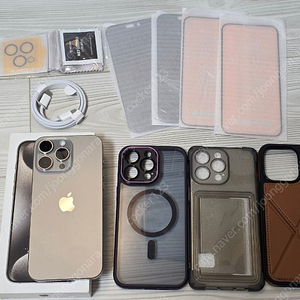 아이폰 15 프로맥스 512 내츄럴티타늄 : 풀박에 구성 조아요