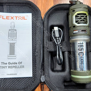 플렉스테일 Flextail 티니리펠 모기 퇴치기, 랜턴, 비상용배터리 겸용