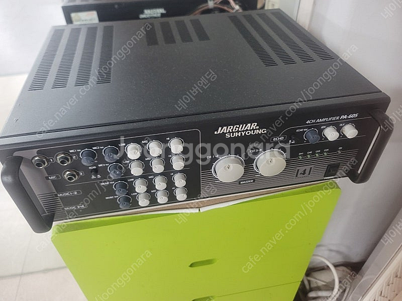 (수원) 쟈가 PA-605 4채널 앰프 + 금영 스피커 4개--0