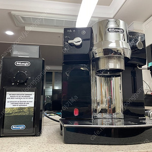 드롱기 커피 머신 & 그라인더 & 포터필터 세트