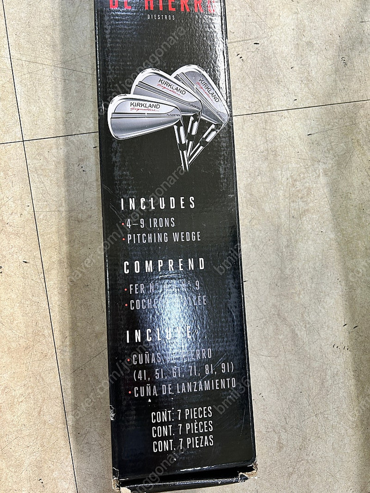 커클랜드 시그니춰 7-piece아이언 세트 새상품 이미지