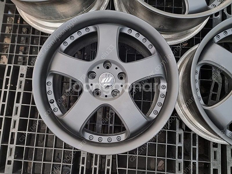 18인치 WORK 템테이션 블루 인피니티G37 SM52--2