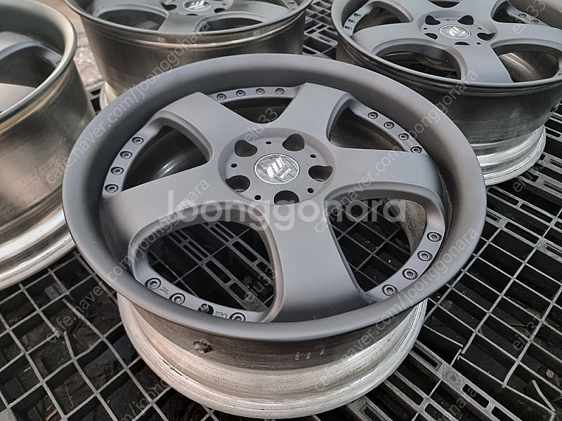 18인치 WORK 템테이션 블루 인피니티G37 SM52--6