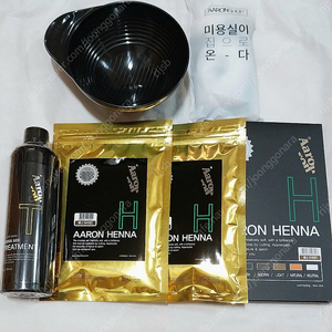 아론샵 헤나 염색약 +트리트먼트