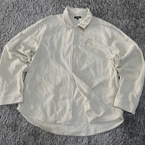 말본 코듀로이 화이트 셔츠 자켓 105 / XL