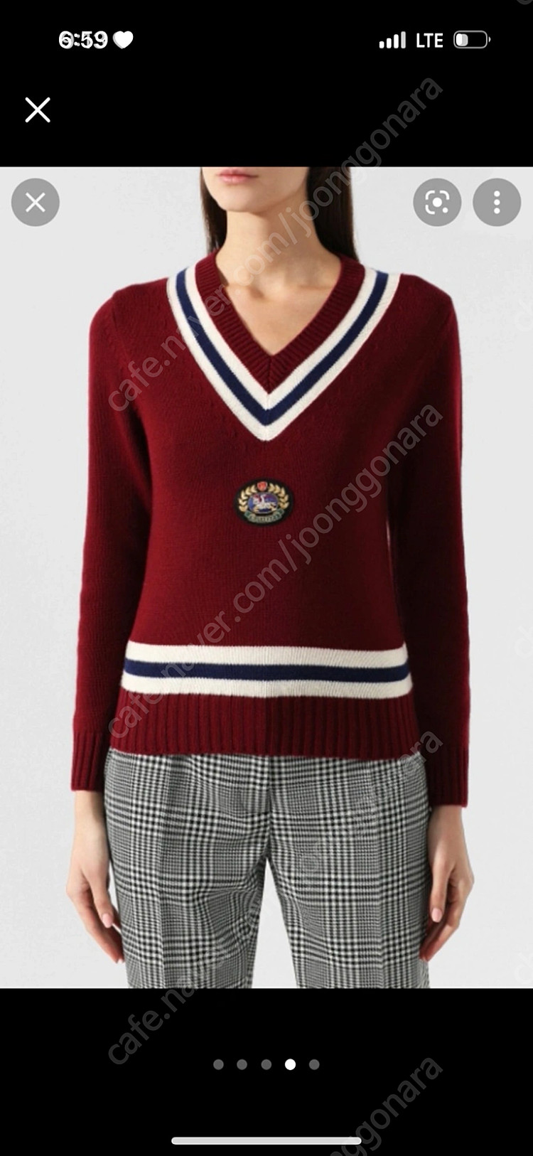 버버리 burberry 제니 니트--3