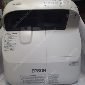 EPSON 극단초점 빔프로젝트 EB-585Wi