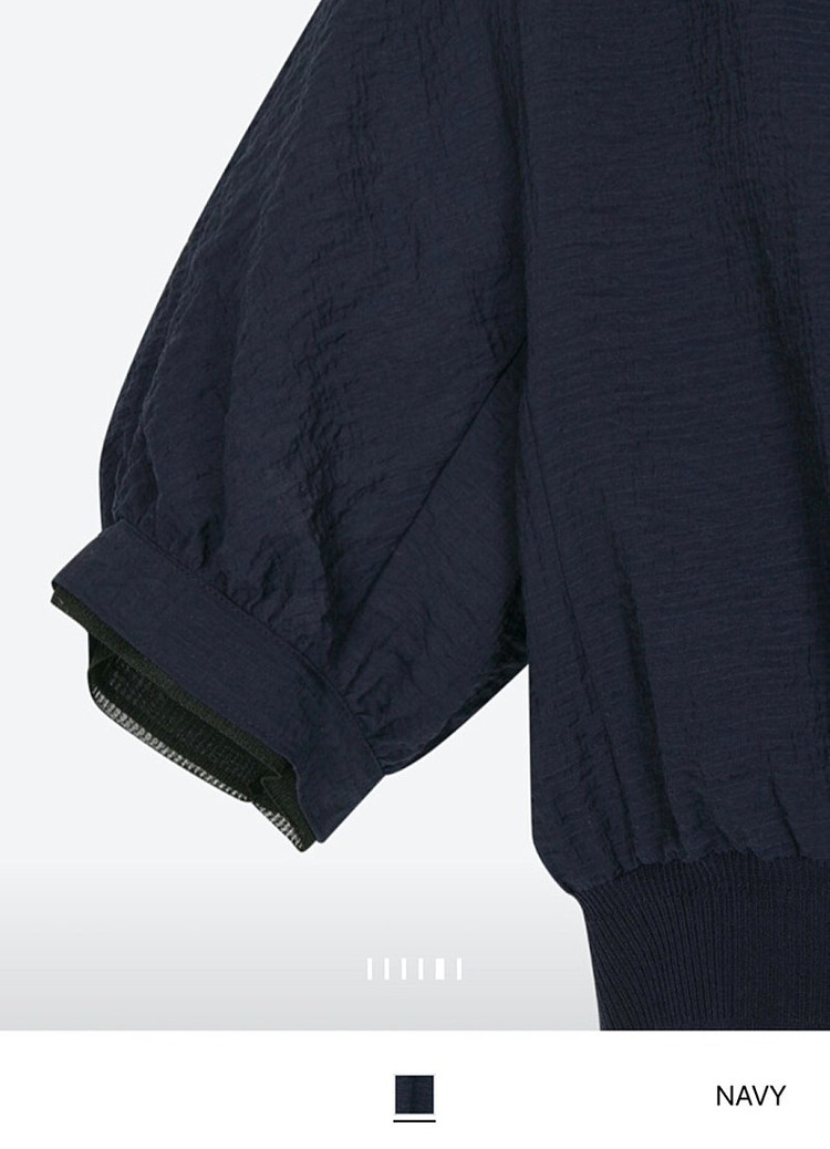 sjsj 세일러 칼라 버튼업 탑--1