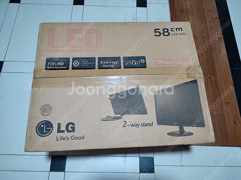 LG 모니터 E2350 LCD 23인치 2K 60Hz--0