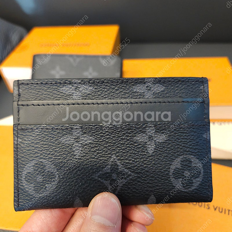 루이비통 지갑 카드지갑 이클립스 카드홀더 보증서 정품--3