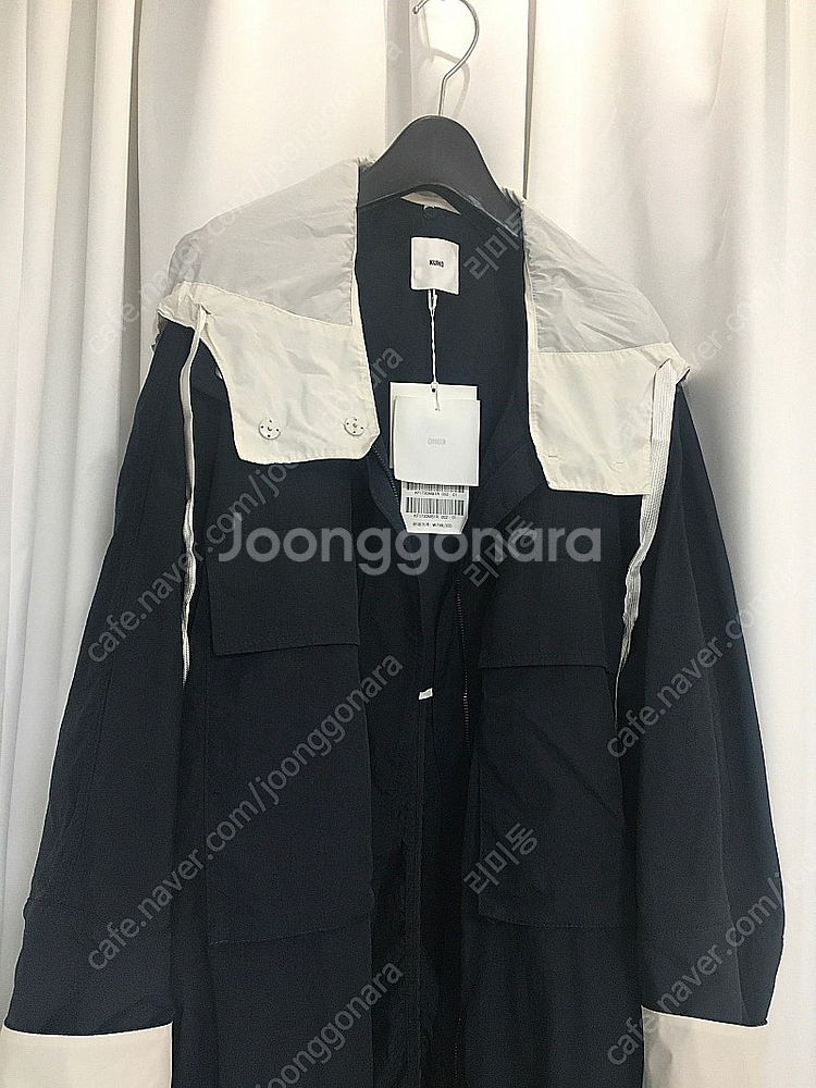 21S/S 새상품 구호 롱 후드 코트 점퍼 야상/ 한섬...--2
