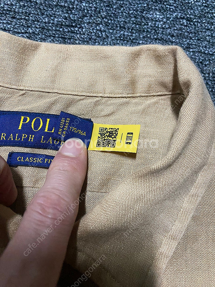 [급처] 최신형 QR택 폴로 랄프로렌 린넨 캠프 셔츠 급처해요 / RRL--7