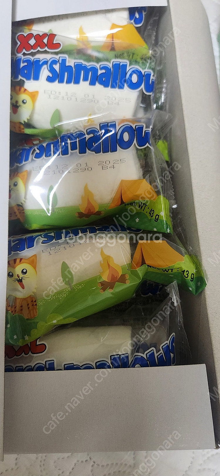 마시멜로우 투엑스라지 멜로XXL(19개) 캠핑간식--3
