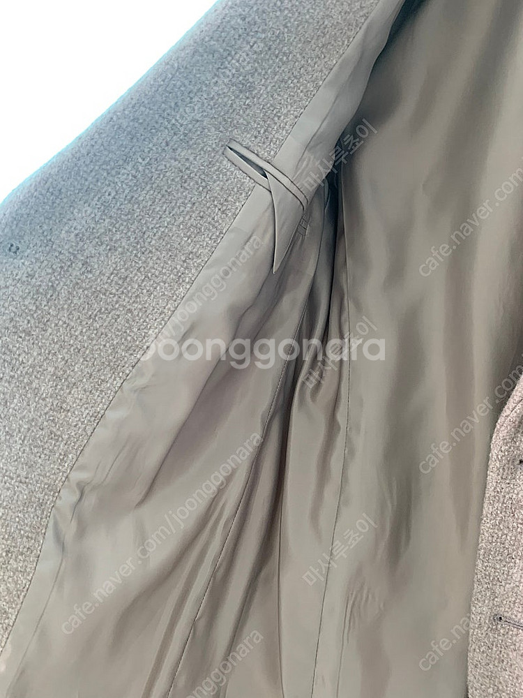 르아브 울100% 블레이져 자켓 미듐(100) 오트밀컬러 1회착--8