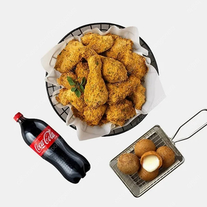 모바일 상품권) BHC 뿌링클+치즈볼 +콜라1.25L